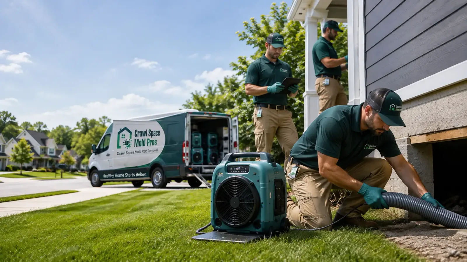 Crawl Space Mold Removal in Ashkum, IL
